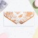 Money envelope "Universal" gold flowers, software, embossing, 19 x 9 cm