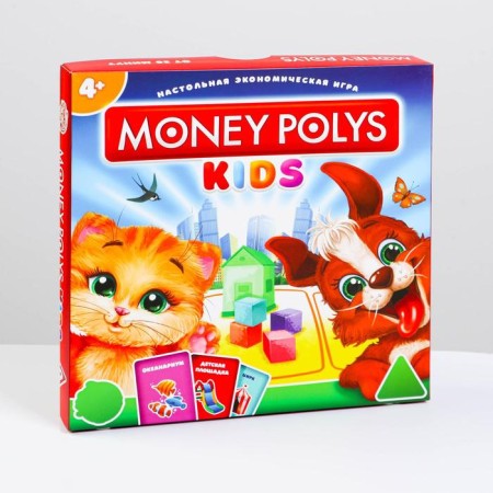 Board Economic Game "Money Polys. KIDS ", 90 bills, 4+-8