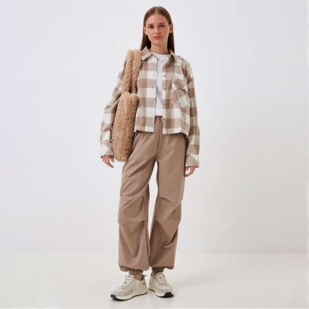 Cargo trousers Women's Mist, beige, p. S (42-44)-1