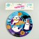 Disposable paper plate "Ghost", 18 cm, set 6 pcs.