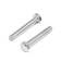 Bolt Stroybat, with a hexagonal head, galvanized, Din933, M6x40 mm, 50 pcs