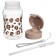 Drill - children's impotion with silicone tube "Lapard", 270 ml., Beige color