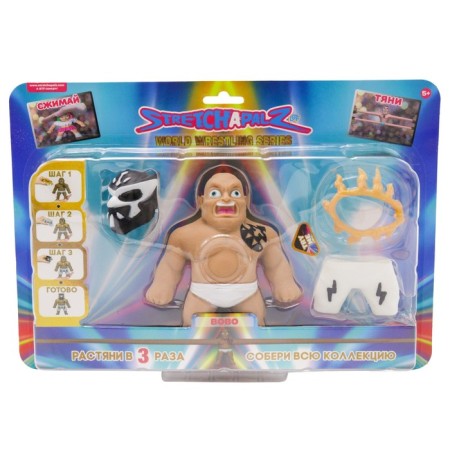 Figure-jerk-shaped fighter StretChapalz, with accessories, 14 cm-1