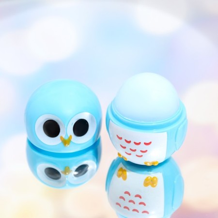 Lip balm "owl", mix of flowers and aromas-4