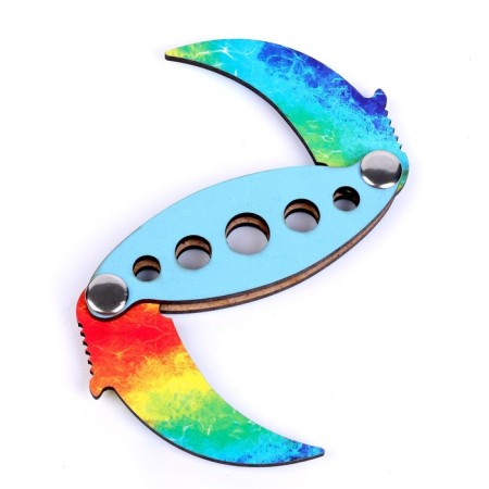 Knife with two blades, folding-2