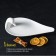 Porcelain dish Magistro "Swan", 34 × 19 cm, white color