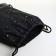 Bag for shoes on the lace, black color