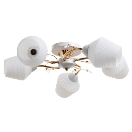 Ruxi chandelier 5he27 40W white-gold 56x56x28 cm Bayerlux