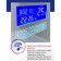 Mirror with Doratiz LED backlighting "Marta", 550x800 mm, MFM module, heating, sensory switch, dimmer