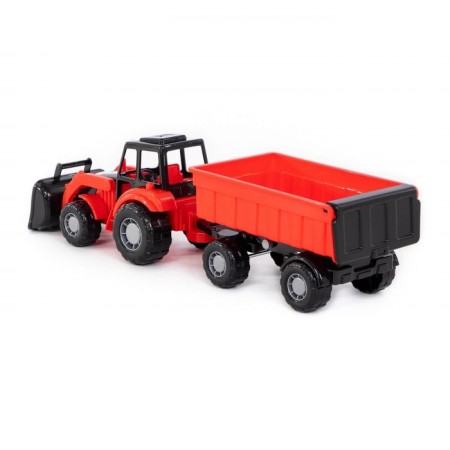 Tractor "Master" with trailer No. 1 and bucket, mix-3