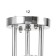 Roxanne chandelier 3he27 40W chrome 58x58x27 cm Bayerlux