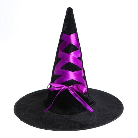 Carnival hat "Witch" Violet tape-3