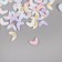 Decor for the work of Acryl "Star with wings" set of 60 pcs 0.7x1 cm