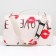 Bag - Animal Carriage "Love", size S, white, 37.5 x 17 x 22 cm