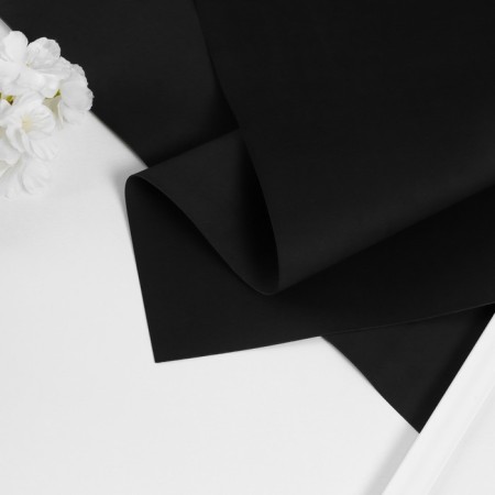 Foamiran matte 60x70 cm, 1 mm, black
