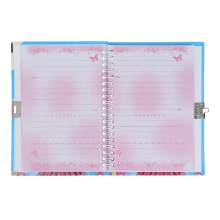 Notebook Gift Book on the lock, A6+, 50 sheets, line, "Cutie", mix-5