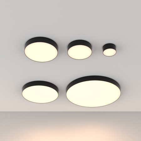 Ceiling light Technical C032CL-12W3K-RD-B, LED, 12W, 12x12x6 cm, 560lm, black color is black-2