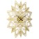 Wall clock "Mandala" 47x47x4.5 cm, made of metal