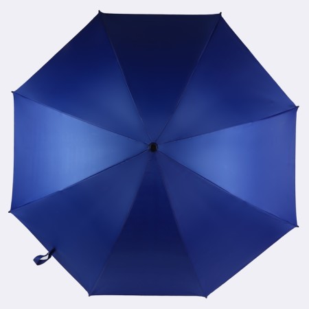 Umbrella - semi -automatic cane, "plain", 8 knitting needles, r = 52 cm, blue color-4