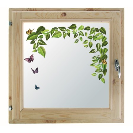 Window, 50 × 50cm, "spring", single -chamber double -glazed window