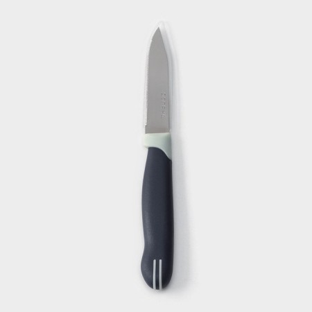 Knife for vegetables kitchen shade "Strayp", gear blade 7.5 cm, blue color blue-3