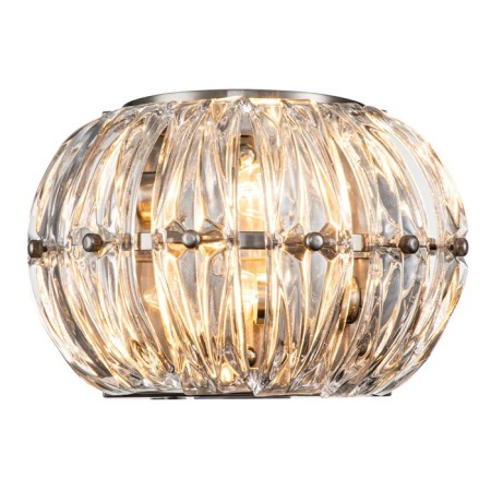 Bra Indigo, 12023/2W Nickel. 2x40W, E14, 160x260x170 mm, transparent color