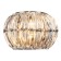 Bra Indigo, 12023/2W Nickel. 2x40W, E14, 160x260x170 mm, transparent color
