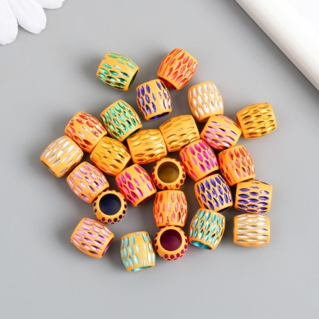 Beads for creativity Plastic "Ethno. Damn. Hologography" set of 20 g 1.3x1.3x1.3 cm