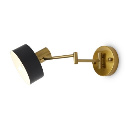 Bra Freya FR4008WL-01BBS IZZA, 370x150 mm, E27, 1x60W, black color and brass-4