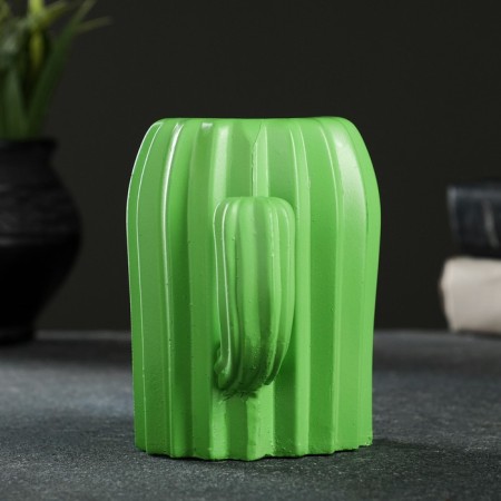 Kashpo-Vaza "Cactus" Green, 14x9x11cm-4