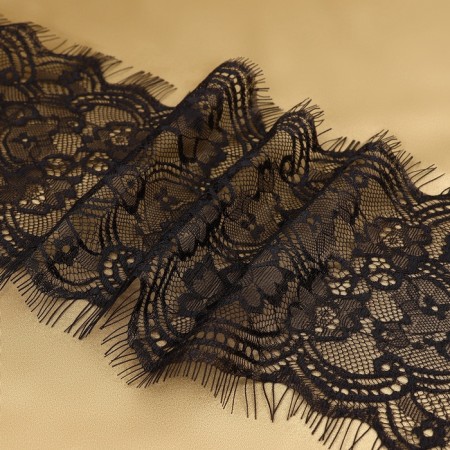 Lace cilia, 170 mm × 3 ± 0.5 m, black color-2