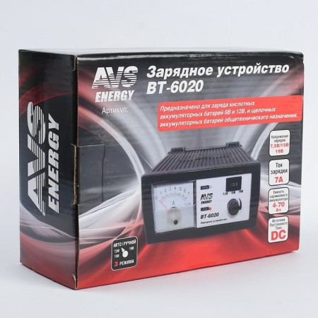 Charger for AVS BT-6020, 7 A, 6-12 V-3
