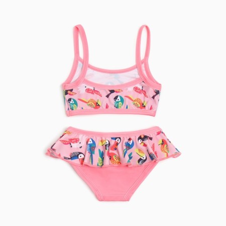Separate swimsuit for a girl, pink color, height 110-116 cm-6
