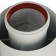 The chimney element coaxial stout SCA-6010-210190, adapter for a boiler angular 90 °, DN 60/10