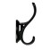 Furniture hook Cappio Flow, two -rod, black