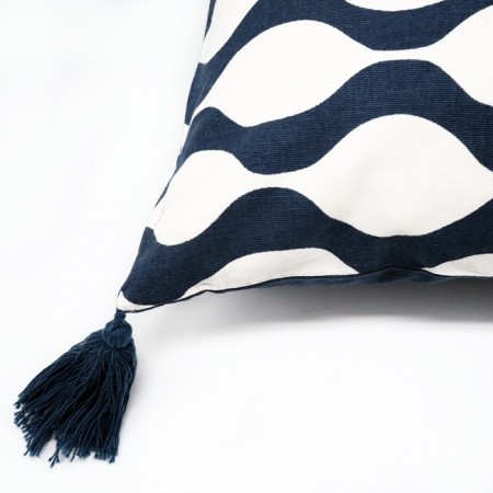 Traffic Cuts & Pieces pillow, 45x45 cm, gray-blue color-10