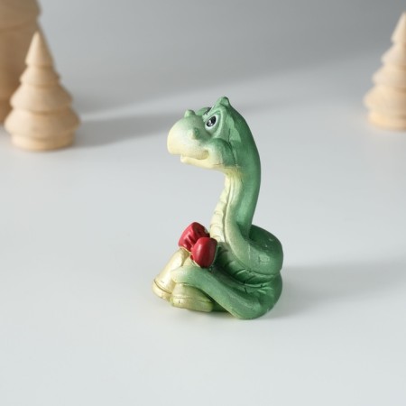 Souvenir Polystone "Snake with bells/star" MIX 3.5x3.5x6.5 cm-2