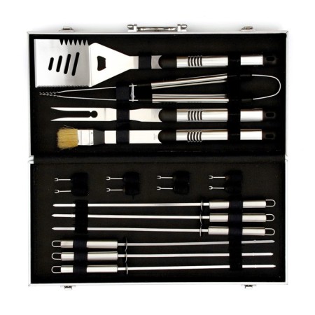 Green Glade SC007 grill set, 18 items in a suitcase-1