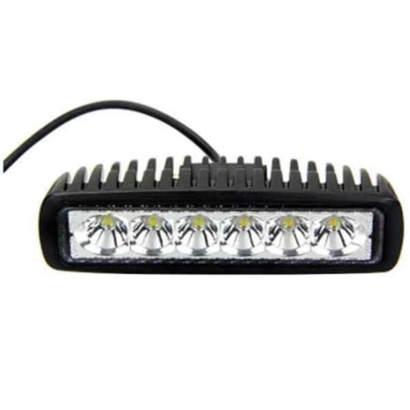 Farah LED SkyWay Off Road, Rectangular, 12 V/24 V, 18 W, 6000 K, 6 diodes, 152x40mm