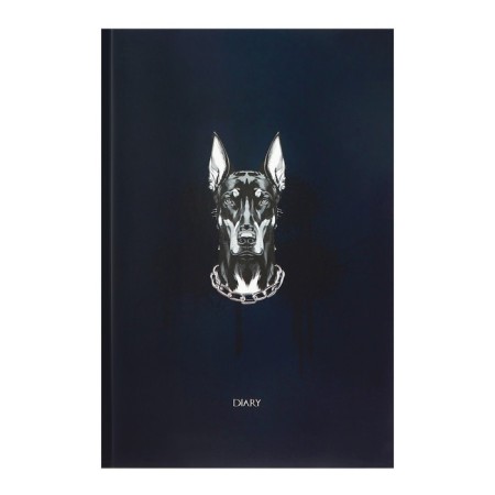 Deliciper of Leduced A5, 136 sheets in the Brutal line, solid cover, matte lamination, foil embossing, block 60 g/m2