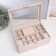 Casket to the leatherette for jewelry "Cabrine" pink 30.5x20x13.5 cm
