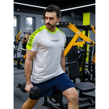 Sports T -shirt male ise, size 52, white color-5