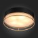 Ceiling lamp ST LUCE. SL1127.432.05. Chodo. 5x40 watts, E27, 60x60x18 cm, black color, matte gold