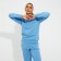 Women's costume (sweatshirt, trousers) minku: Casual Collection Blue color, size 42