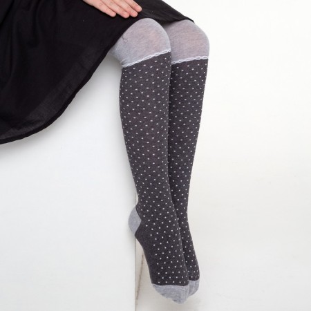 Pantyhose children's "golf", color gray melange, height 98-104-3