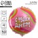 Foil ball 18 "Happy Day" circle, set of 50 pcs.