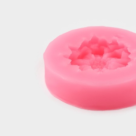 Mold Dolyana "Flower", silicone, 4.5 × 4.5 × 1.4 cm, color mix-3