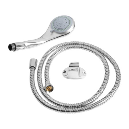Shower Set Zein Z0203, hose 150 cm, holder, watering can 3 modes, chrome-10