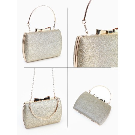 Female bag on farmar, gold color-1