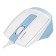 Mouse A4Tech FSTYLER FM45S AIR Blue/White optical (2400DPI) Silent USB (7but)